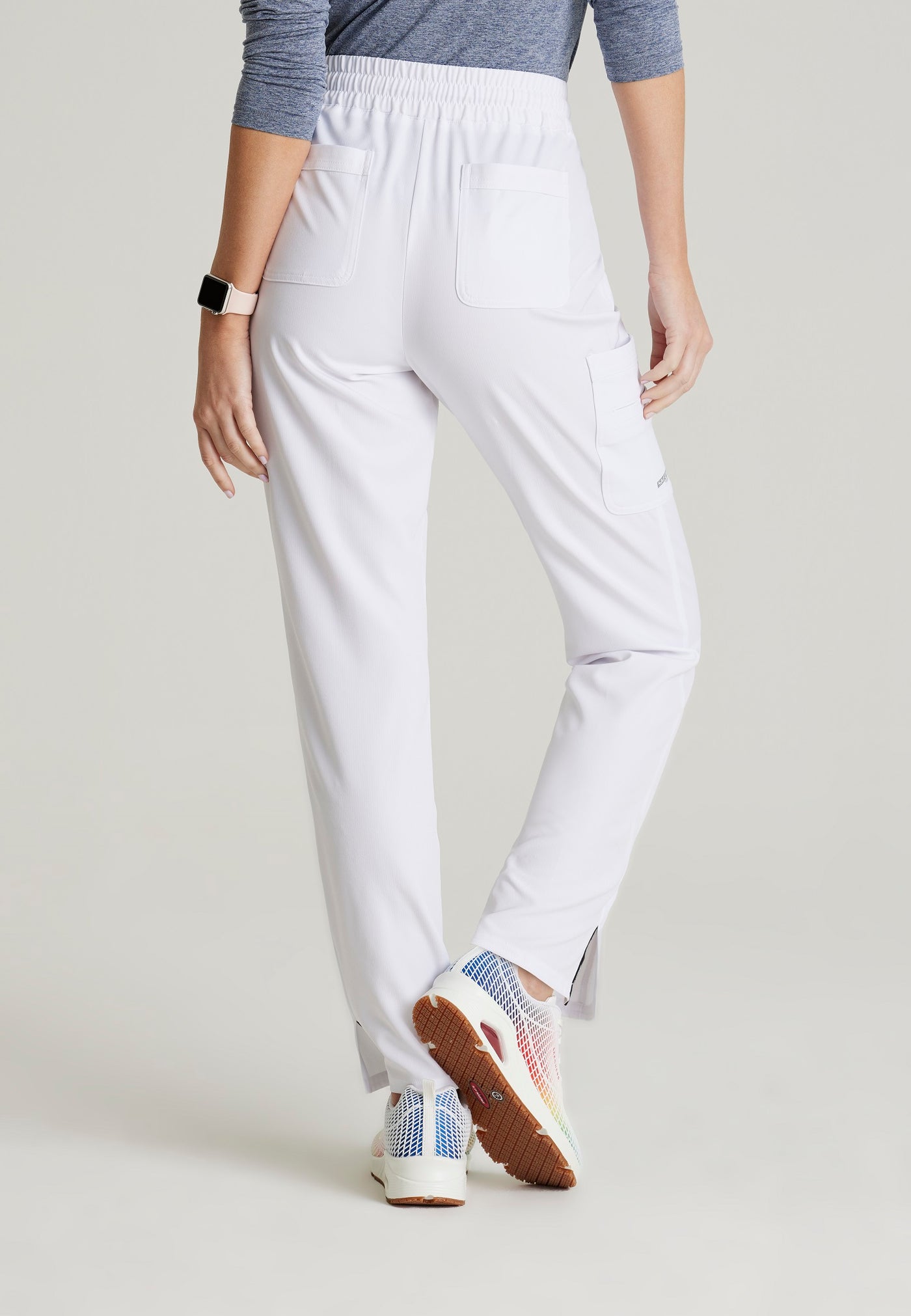 SKP623 Skechers Classic Scrubs Gamma Pants 6 Pocket Elastic Waist Tapered Women's Scrub Pants  (XXS - 5XL)