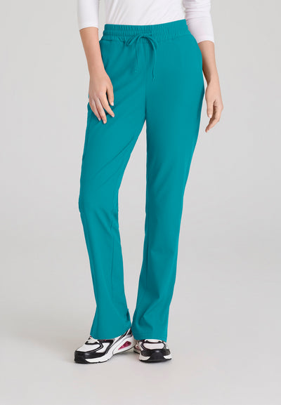 SKP623 Skechers Classic Scrubs Gamma Pants 6 Pocket Elastic Waist Tapered Women's Scrub Pants  (XXS - 5XL)