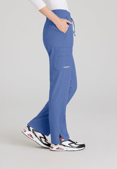 SKP623 Skechers Classic Scrubs Gamma Pants 6 Pocket Elastic Waist Tapered Women's Scrub Pants  (XXS - 5XL)