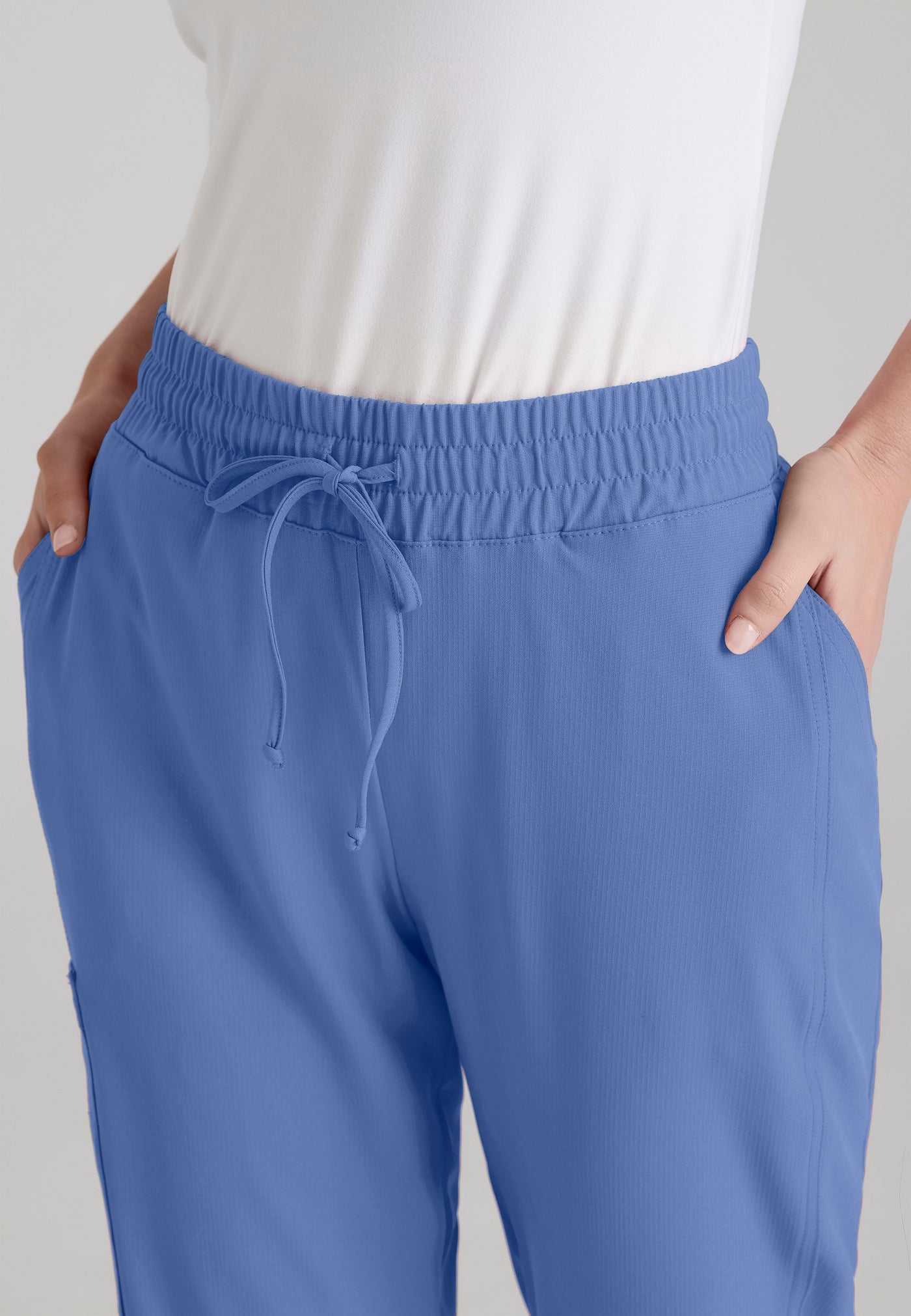 SKP623 Skechers Classic Scrubs Gamma Pants 6 Pocket Elastic Waist Tapered Women's Scrub Pants  (XXS - 5XL)