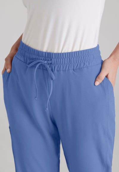 SKP623 Skechers Classic Scrubs Gamma Pants 6 Pocket Elastic Waist Tapered Women's Scrub Pants  (XXS - 5XL)