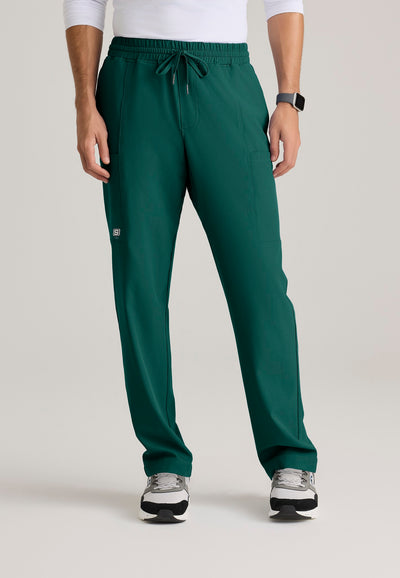 SKP718 Skechers Classic Compass Men's Slim Straight Scrub Pants (XS - 5XL)