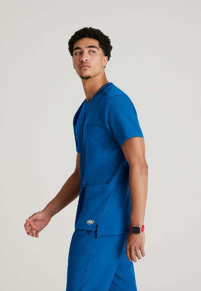 SKT193 Skechers Classic Scrubs Thesis 3 Pocket V-Neck Men's Scrub Top (XS - 5XL)