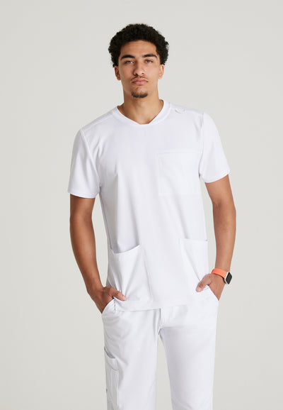 SKT193 Skechers Classic Scrubs Thesis 3 Pocket V-Neck Men's Scrub Top (XS - 5XL)