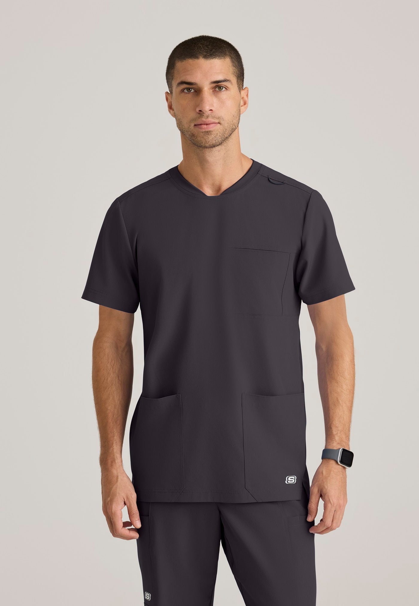 SKT193 Skechers Classic Scrubs Thesis 3 Pocket V-Neck Men's Scrub Top (XS - 5XL)