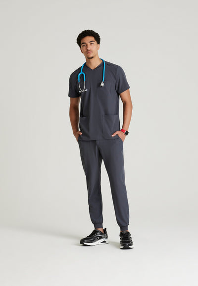 SKT193 Skechers Classic Scrubs Thesis 3 Pocket V-Neck Men's Scrub Top (XS - 5XL)