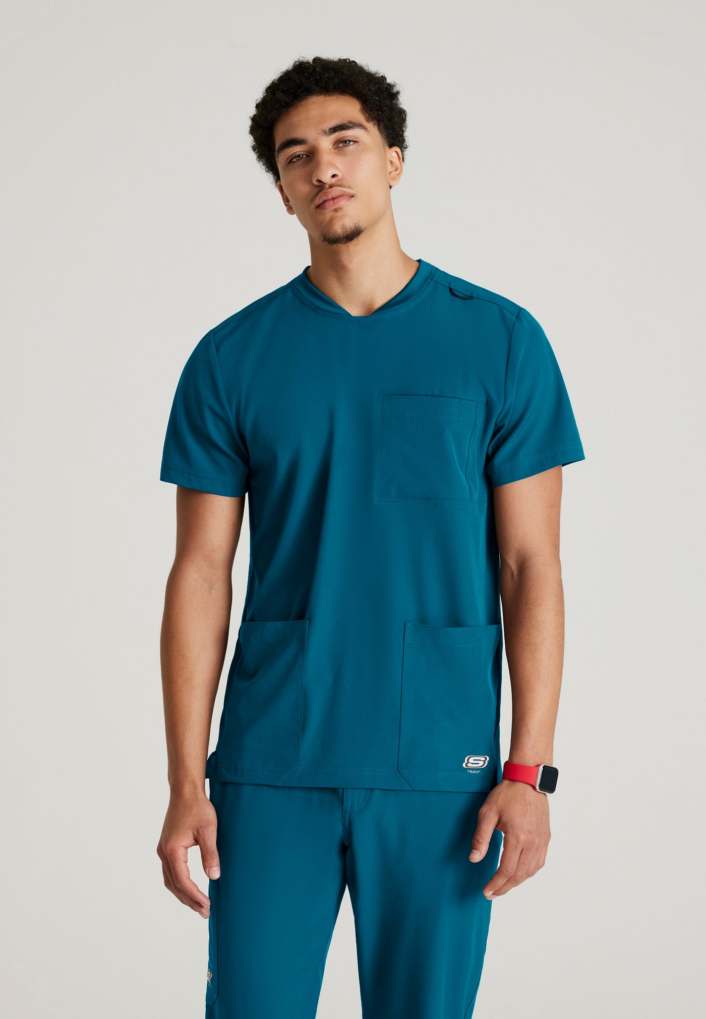 SKT193 Skechers Classic Scrubs Thesis 3 Pocket V-Neck Men's Scrub Top (XS - 5XL)