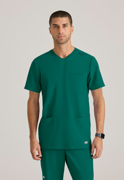 SKT193 Skechers Classic Scrubs Thesis 3 Pocket V-Neck Men's Scrub Top (XS - 5XL)