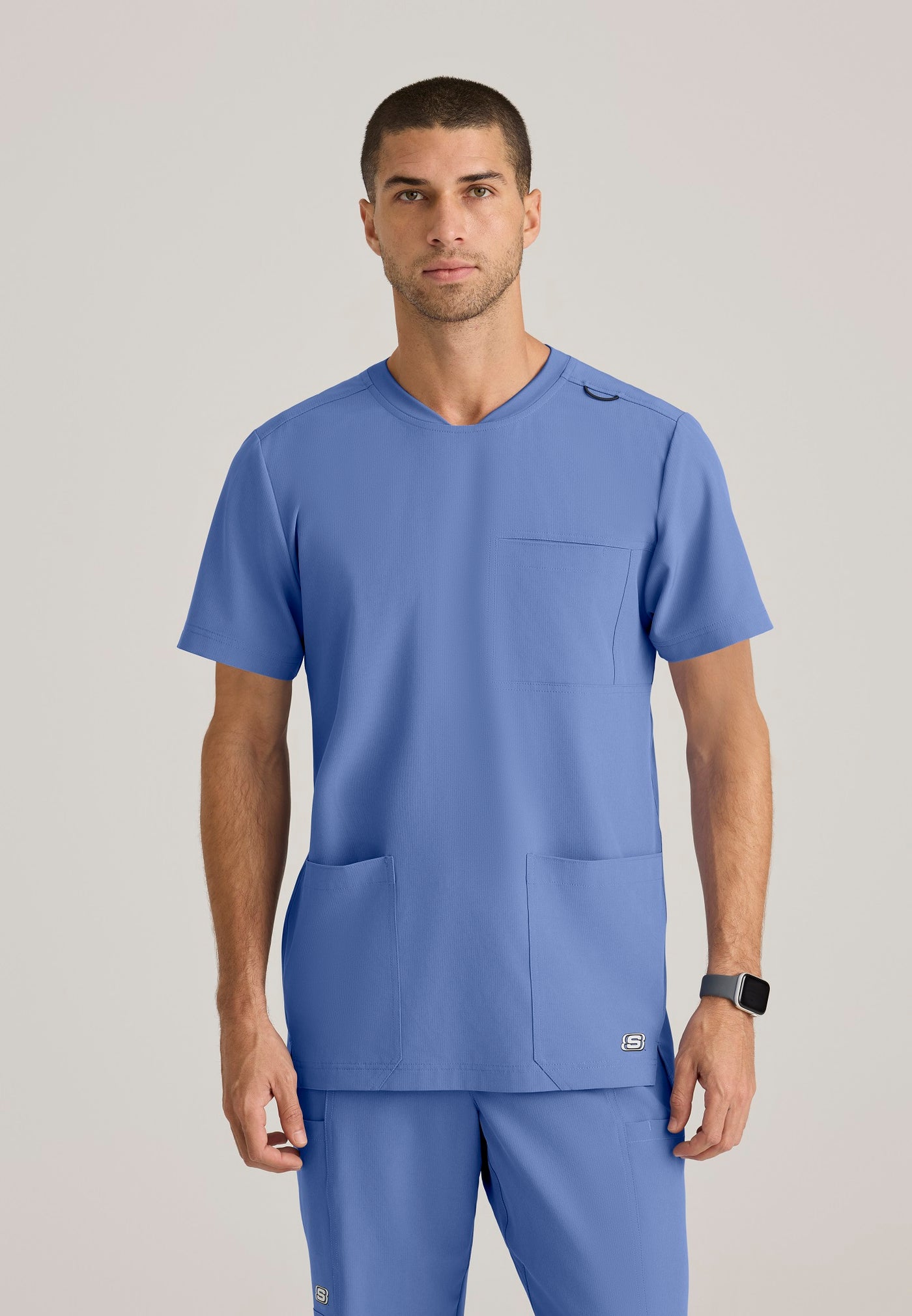 SKT193 Skechers Classic Scrubs Thesis 3 Pocket V-Neck Men's Scrub Top (XS - 5XL)