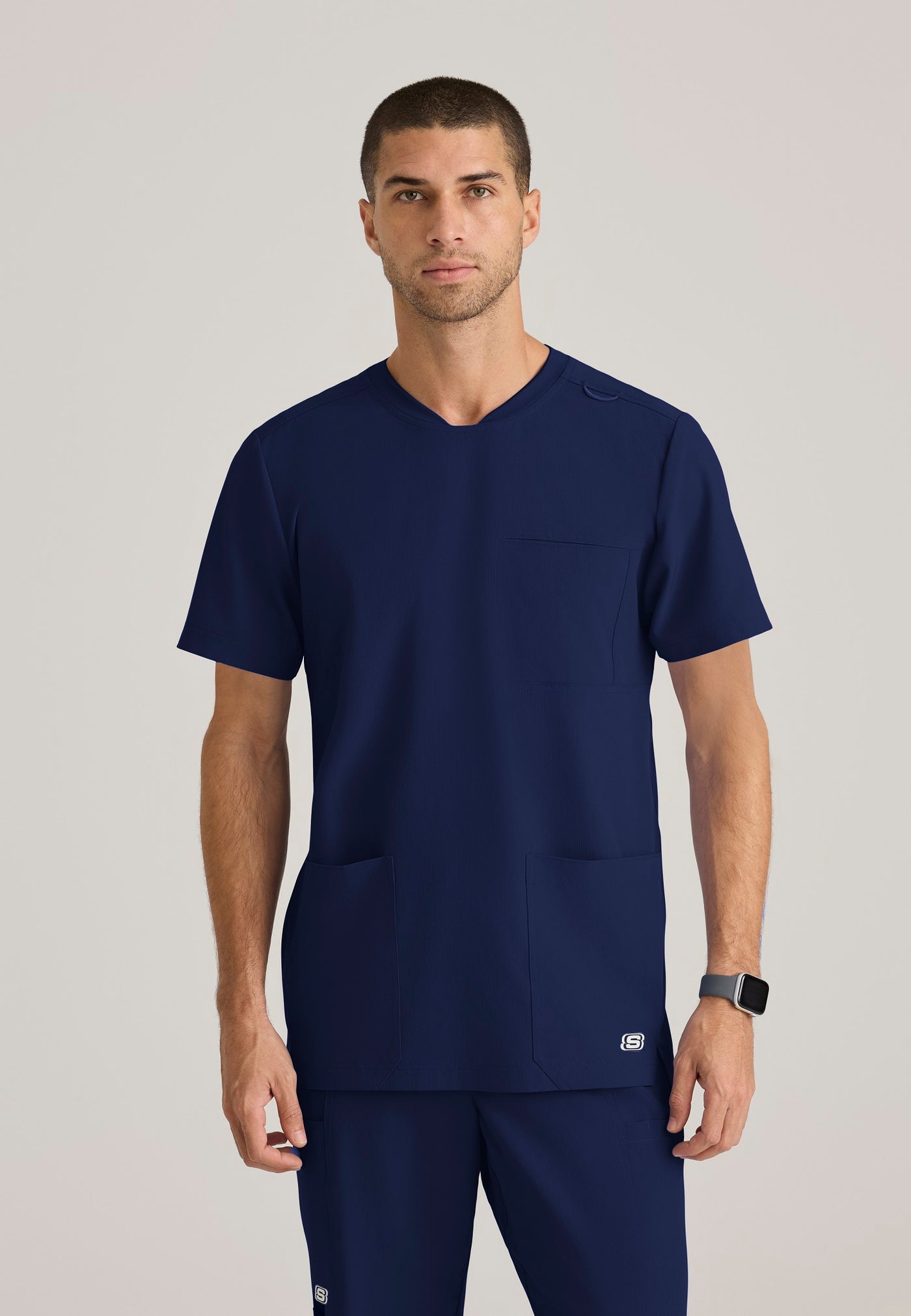 SKT193 Skechers Classic Scrubs Thesis 3 Pocket V-Neck Men's Scrub Top (XS - 5XL)