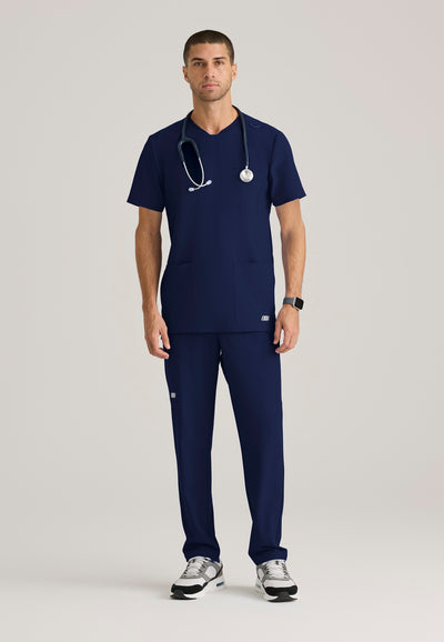 SKT193 Skechers Classic Scrubs Thesis 3 Pocket V-Neck Men's Scrub Top (XS - 5XL)