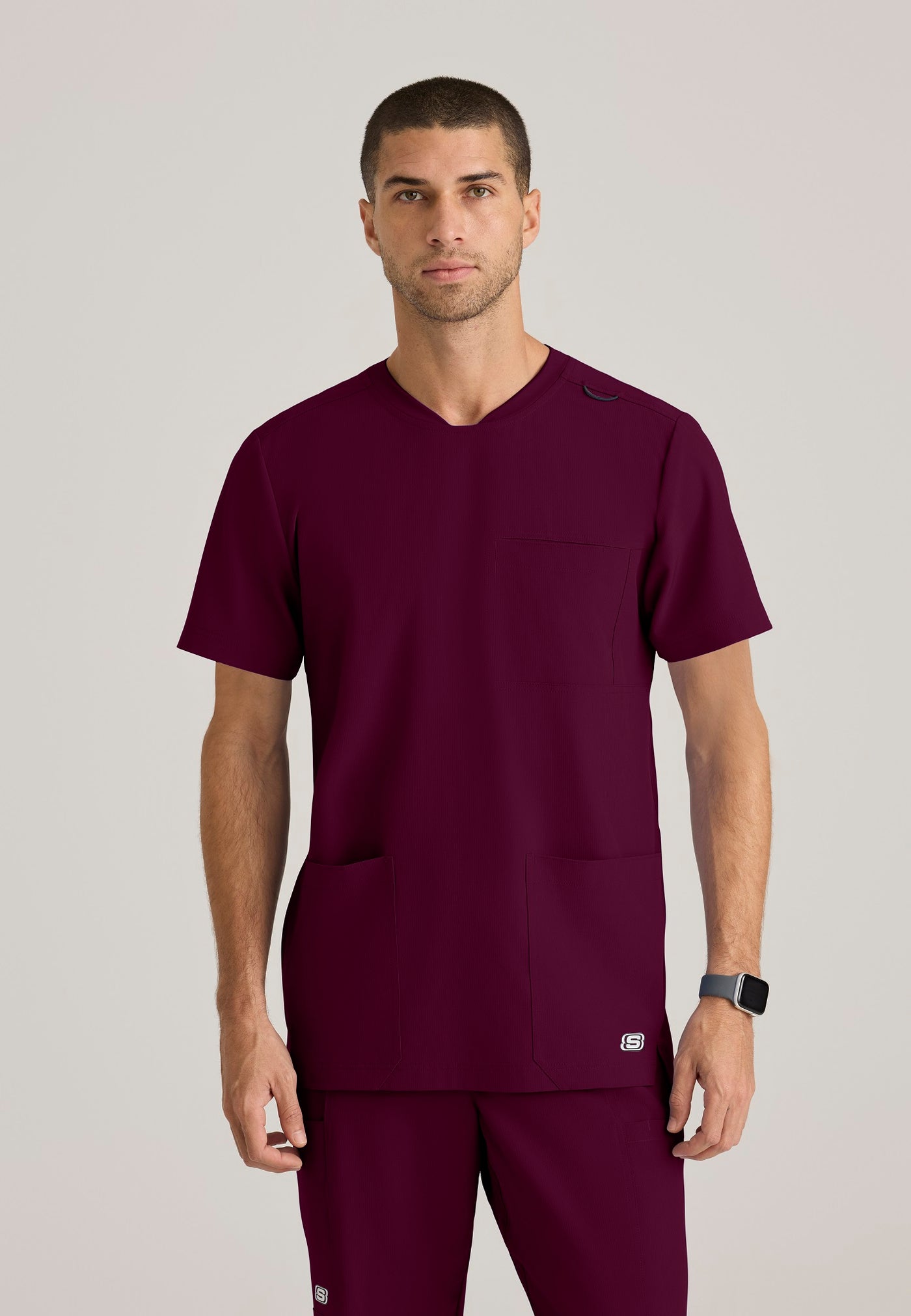 SKT193 Skechers Classic Scrubs Thesis 3 Pocket V-Neck Men's Scrub Top (XS - 5XL)