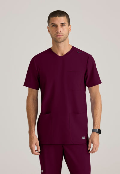 SKT193 Skechers Classic Scrubs Thesis 3 Pocket V-Neck Men's Scrub Top (XS - 5XL)