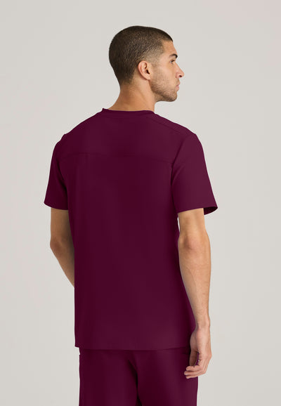 SKT193 Skechers Classic Scrubs Thesis 3 Pocket V-Neck Men's Scrub Top (XS - 5XL)