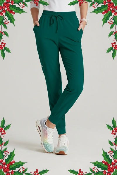 SKP552 Skechers Classic Scrubs Mid Rise Jogger  Women's Scrub Pants (XXS - 5XL)