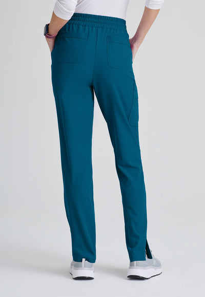 SKP623 Skechers Classic Scrubs Gamma Pants 6 Pocket Elastic Waist Tapered Women's Scrub Pants  (XXS - 5XL)