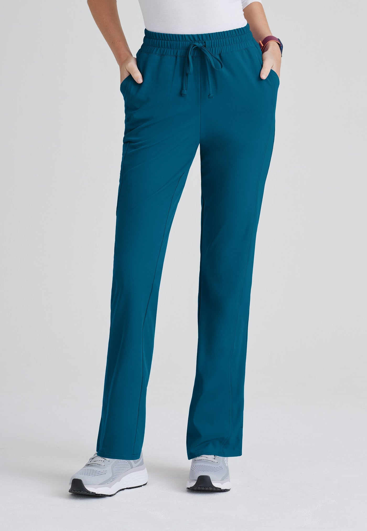 SKP623 Skechers Classic Scrubs Gamma Pants 6 Pocket Elastic Waist Tapered Women's Scrub Pants  (XXS - 5XL)