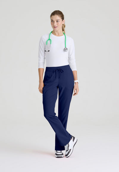 SKP623 Skechers Classic Scrubs Gamma Pants 6 Pocket Elastic Waist Tapered Women's Scrub Pants  (XXS - 5XL)