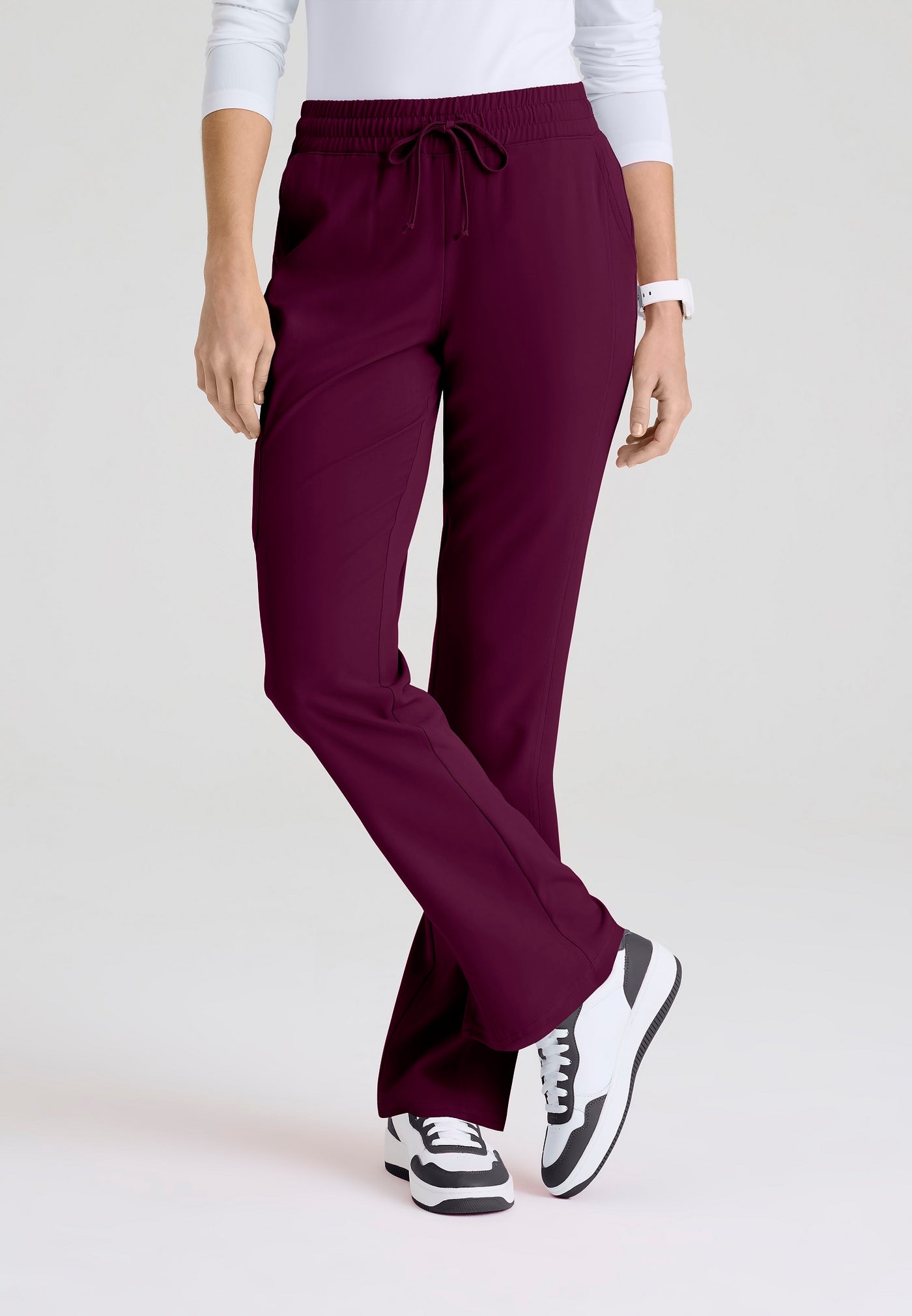 SKP623 Skechers Classic Scrubs Gamma Pants 6 Pocket Elastic Waist Tapered Women's Scrub Pants  (XXS - 5XL)