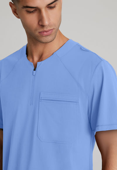 SKT229 Skechers Slip-Ins Super Stretch Men's High Neck Scrub Top (XS - 5XL)