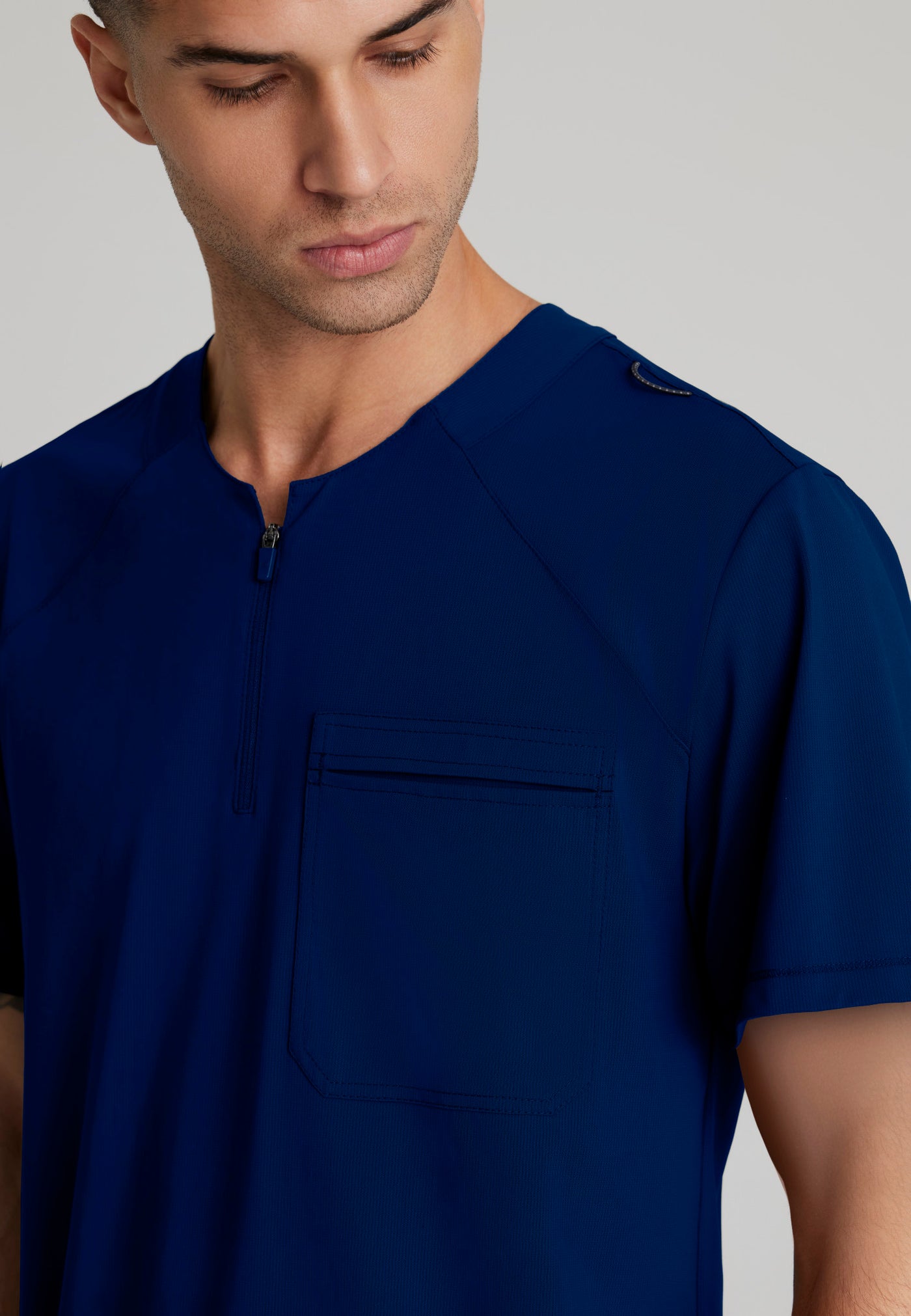 SKT229 Skechers Slip-Ins Super Stretch Men's High Neck Scrub Top (XS - 5XL)