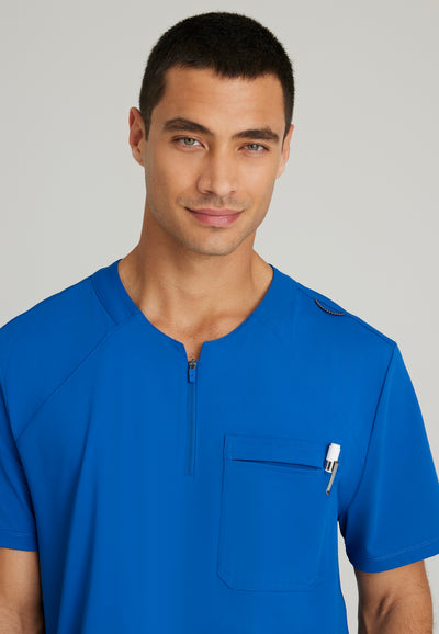 SKT229 Skechers Slip-Ins Super Stretch Men's High Neck Scrub Top (XS - 5XL)