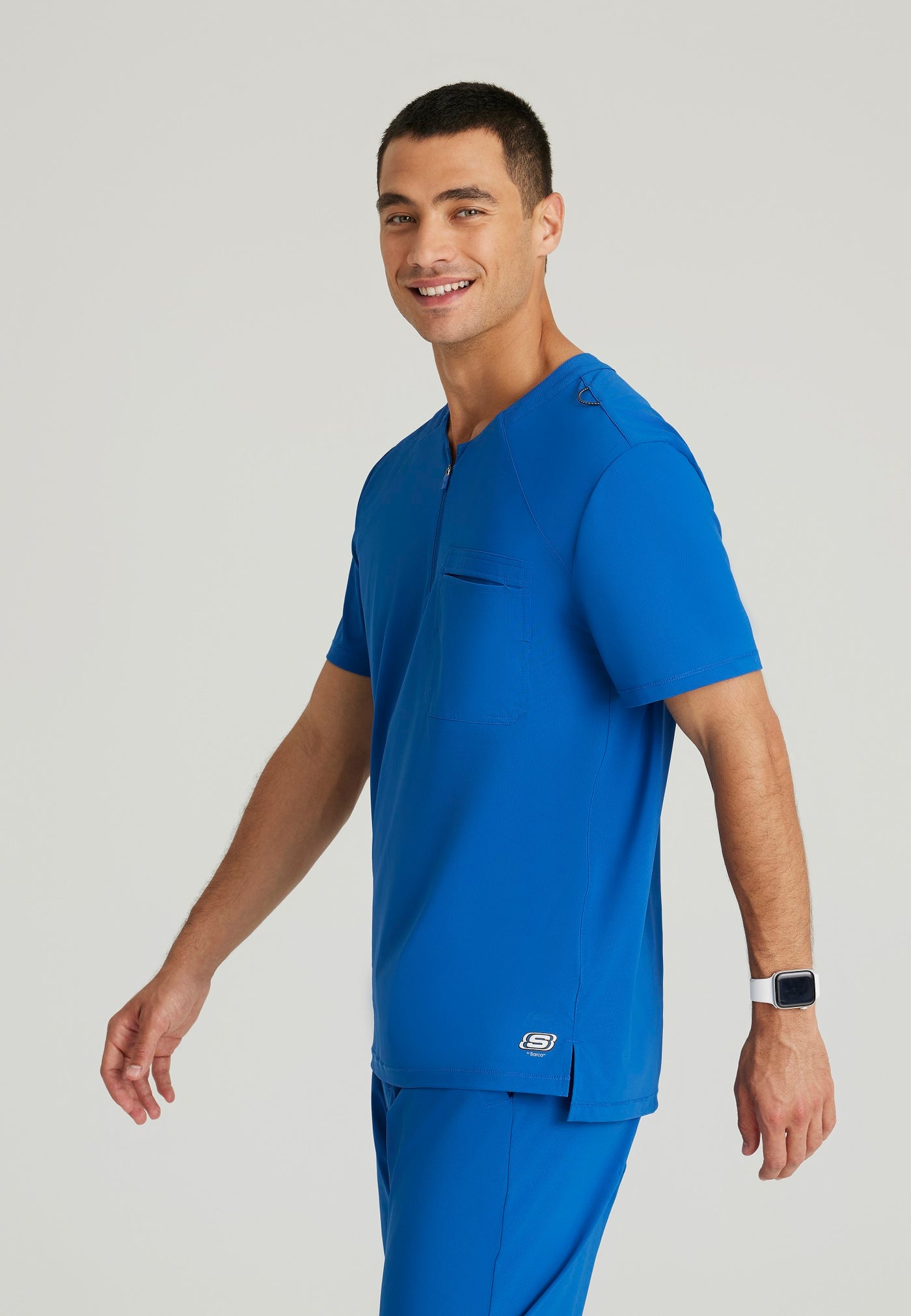 SKT229+SKP659 Skechers Slip-Ins Super Stretch Men's High Neck Scrub Set (XS - 5XL)