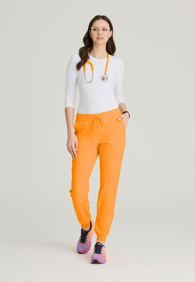 SKP552 Skechers Classic Scrubs Mid Rise Jogger  Women's Scrub Pants (XXS - 5XL)