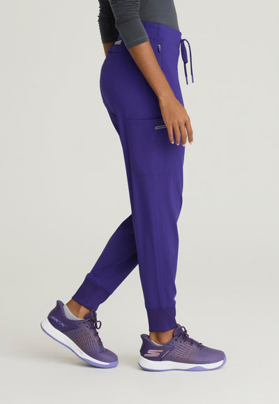 SKP669 Skechers Slip-Ins Super Stretch Women's Jogger Scrub Pants (XXS - 5XL)