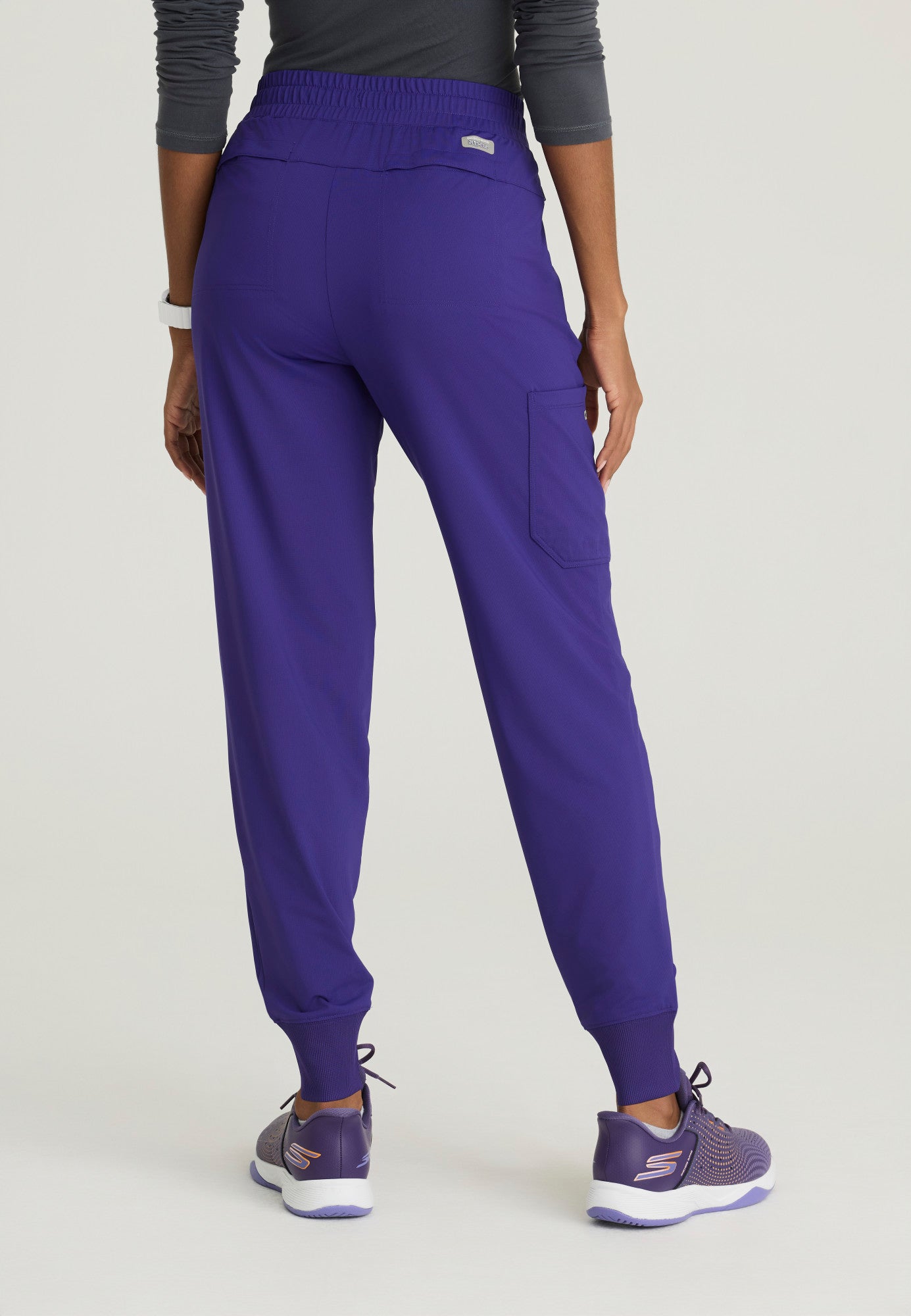 SKP669 Skechers Slip-Ins Super Stretch Women's Jogger Scrub Pants (XXS - 5XL)