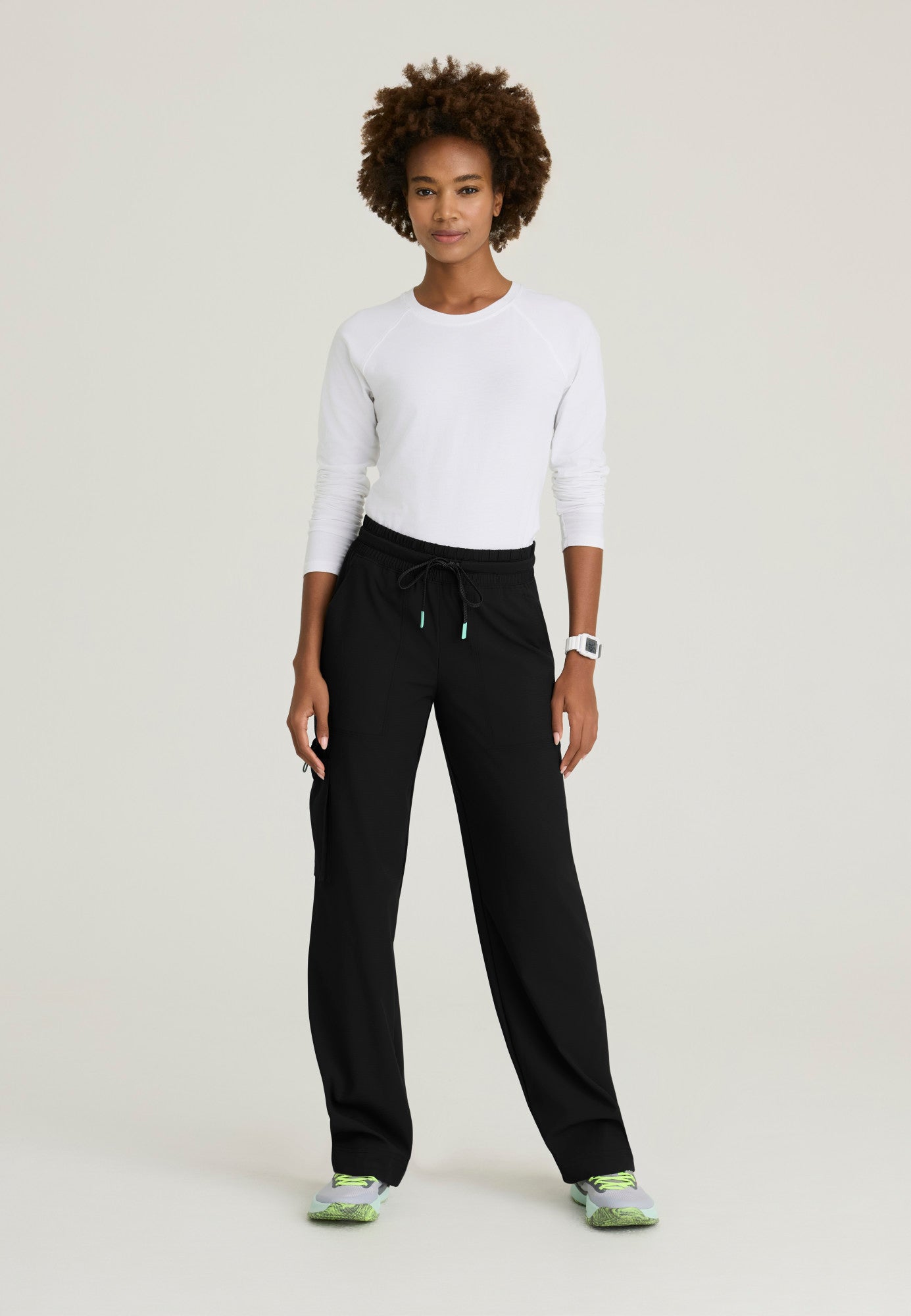 SKP707 Skechers Ripstop Scout 5-Pocket High Rise Wide Leg Pant (XXS - 3XL)