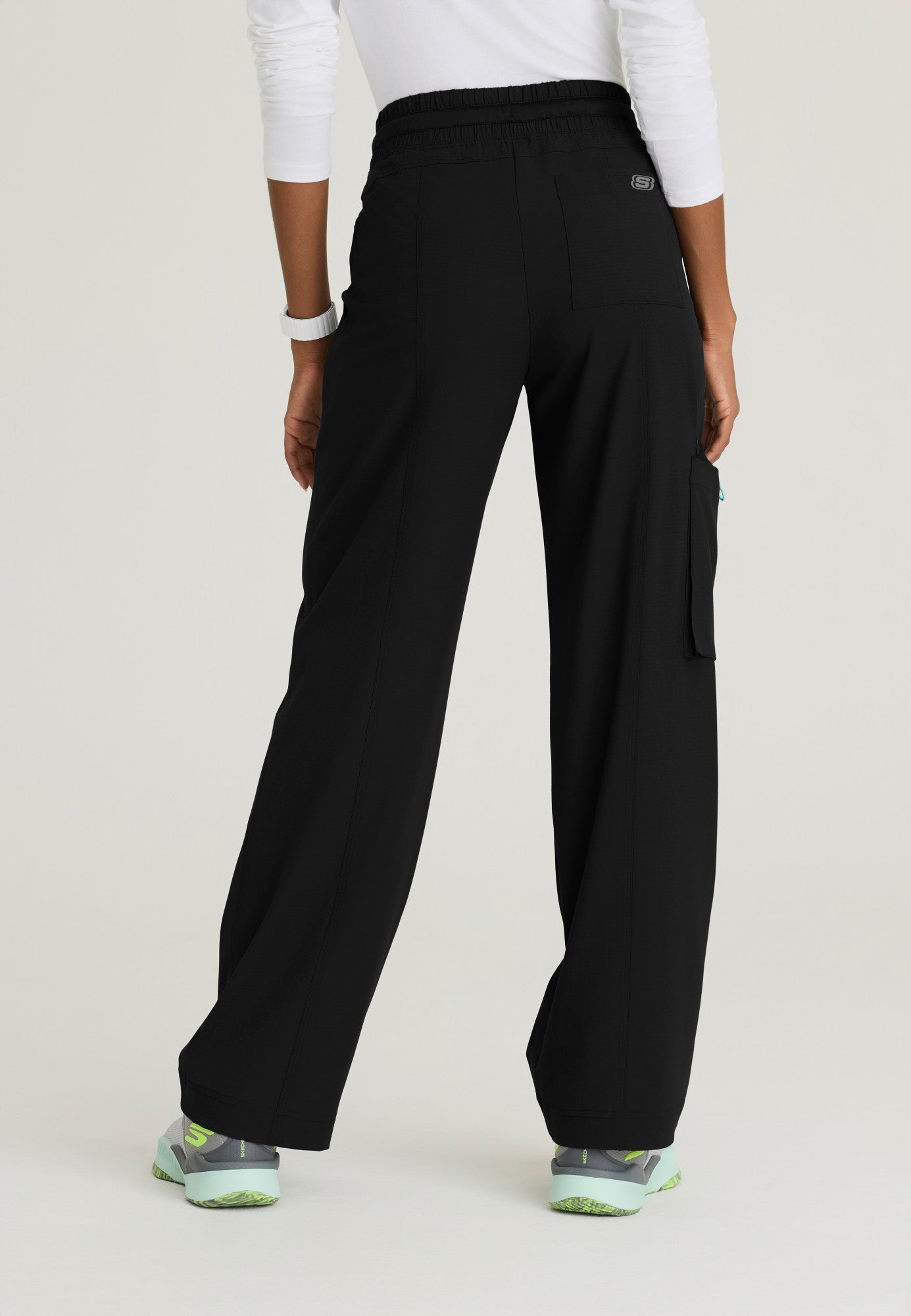 SKP707 Skechers Ripstop Scout 5-Pocket High Rise Wide Leg Pant (XXS - 3XL)