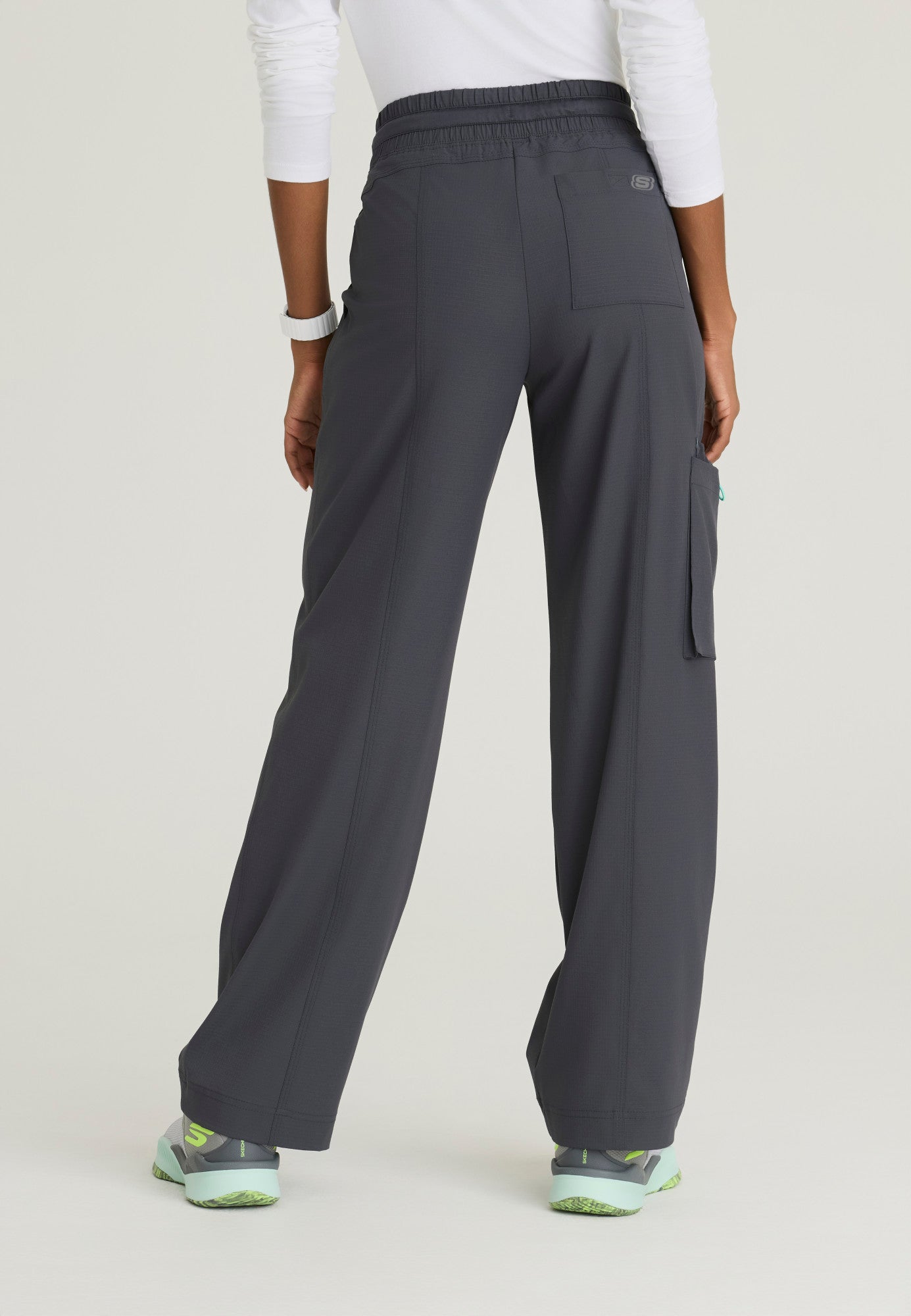 SKP707 Skechers Ripstop Scout 5-Pocket High Rise Wide Leg Pant (XXS - 3XL)