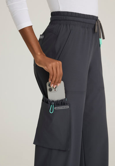 SKP707 Skechers Ripstop Scout 5-Pocket High Rise Wide Leg Pant (XXS - 3XL)