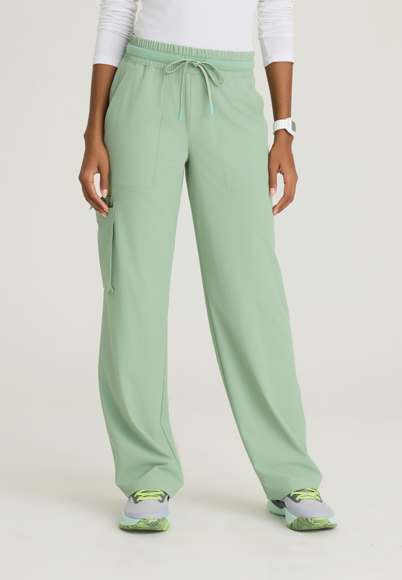 SKP707 Skechers Ripstop Scout 5-Pocket High Rise Wide Leg Pant (XXS - 3XL)