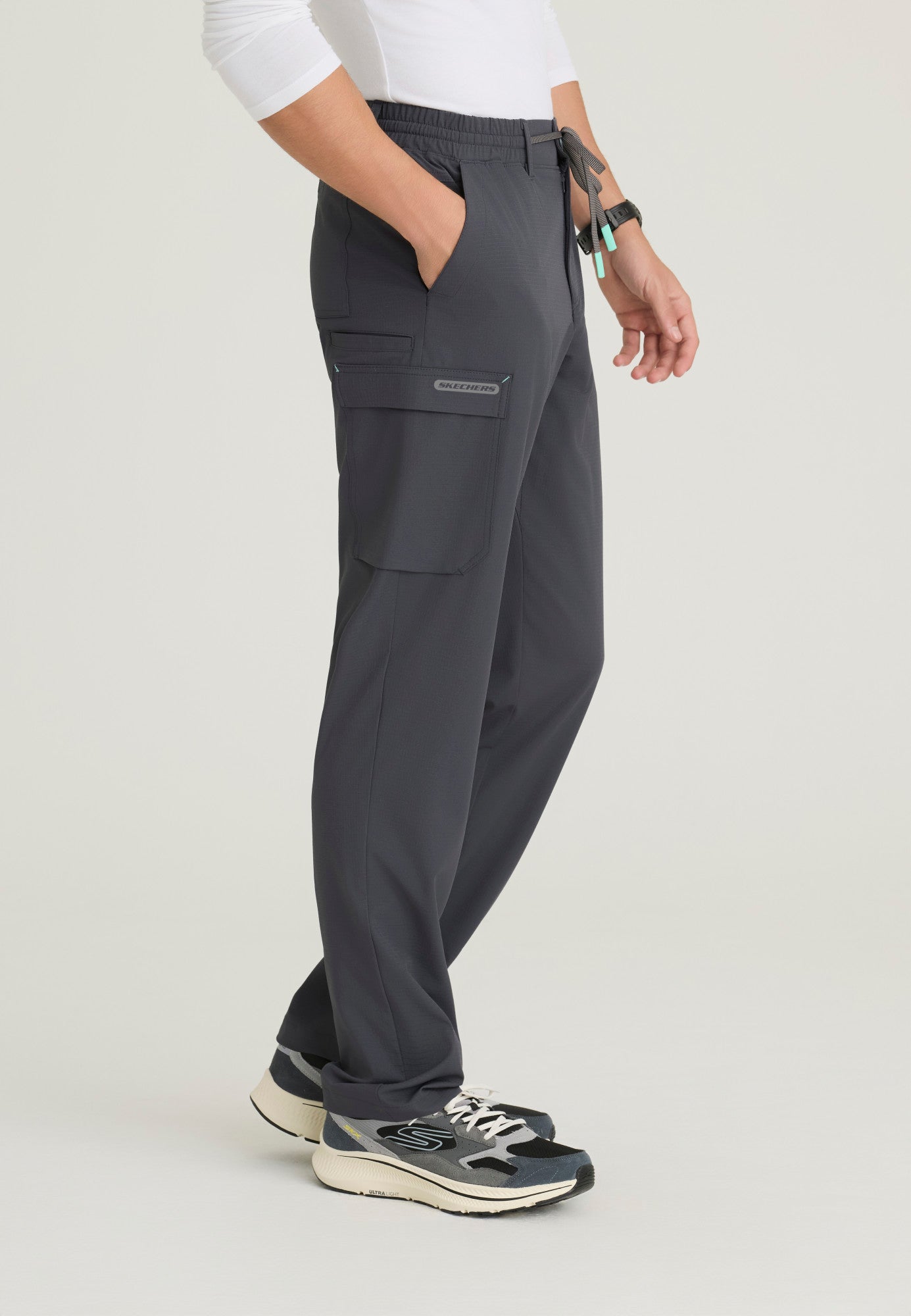 SKP708 Skechers Ripstop Terrain 6-Pocket Double Cargo Pocket Straight Leg Pant (XS - 3XL)