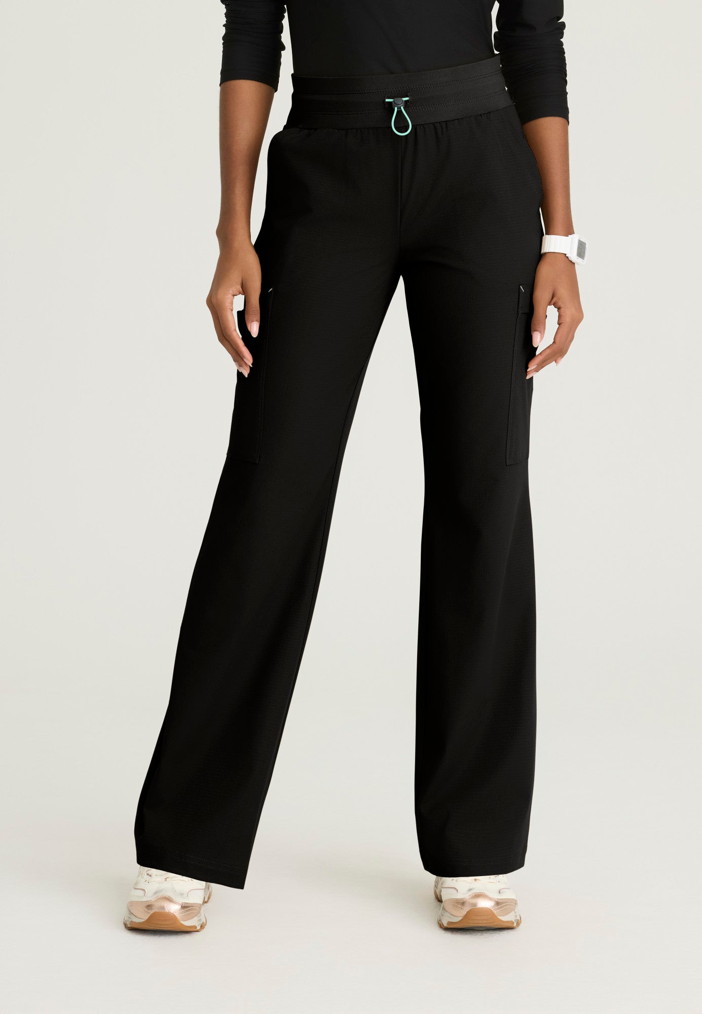 SKP712 Skechers Ripstop Explore 5-Pocket Knit Waistband Fit & Flare Pant (XXS - 3XL)