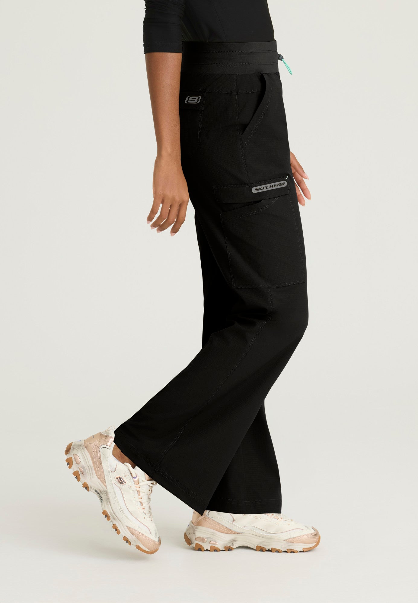SKP712 Skechers Ripstop Explore 5-Pocket Knit Waistband Fit & Flare Pant (XXS - 3XL)