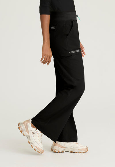 SKP712 Skechers Ripstop Explore 5-Pocket Knit Waistband Fit & Flare Pant (XXS - 3XL)