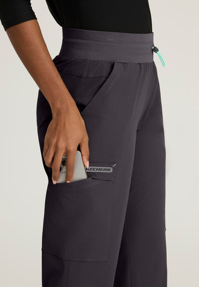 SKP712 Skechers Ripstop Explore 5-Pocket Knit Waistband Fit & Flare Pant (XXS - 3XL)