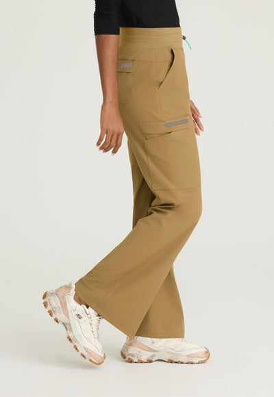 SKP712 Skechers Ripstop Explore 5-Pocket Knit Waistband Fit & Flare Pant (XXS - 3XL)