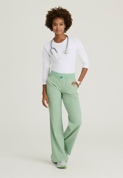 SKP712 Skechers Ripstop Explore 5-Pocket Knit Waistband Fit & Flare Pant (XXS - 3XL)