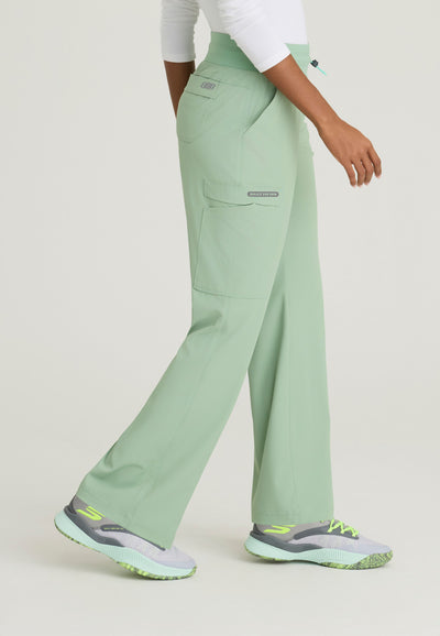 SKP712 Skechers Ripstop Explore 5-Pocket Knit Waistband Fit & Flare Pant (XXS - 3XL)