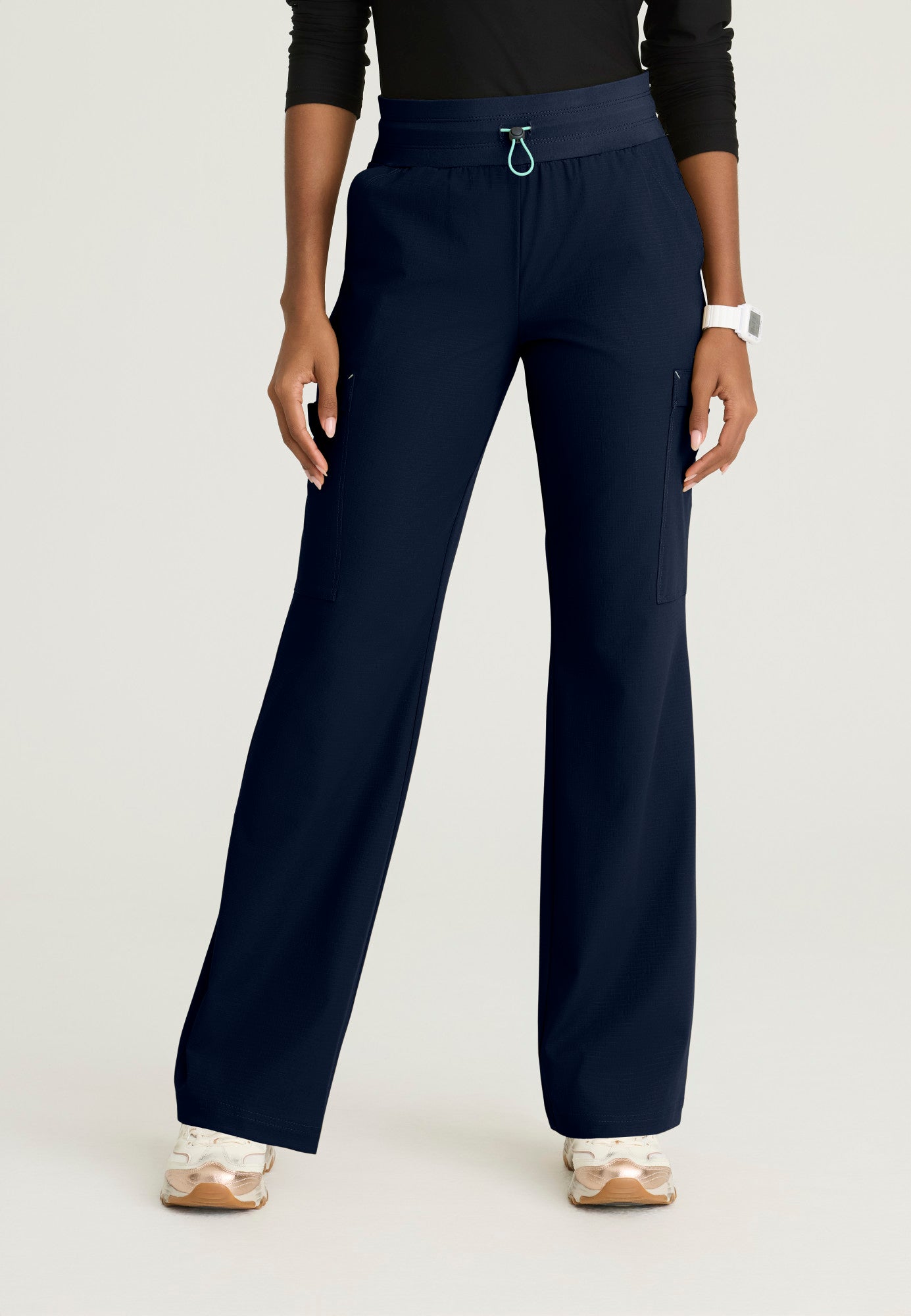 SKP712 Skechers Ripstop Explore 5-Pocket Knit Waistband Fit & Flare Pant (XXS - 3XL)