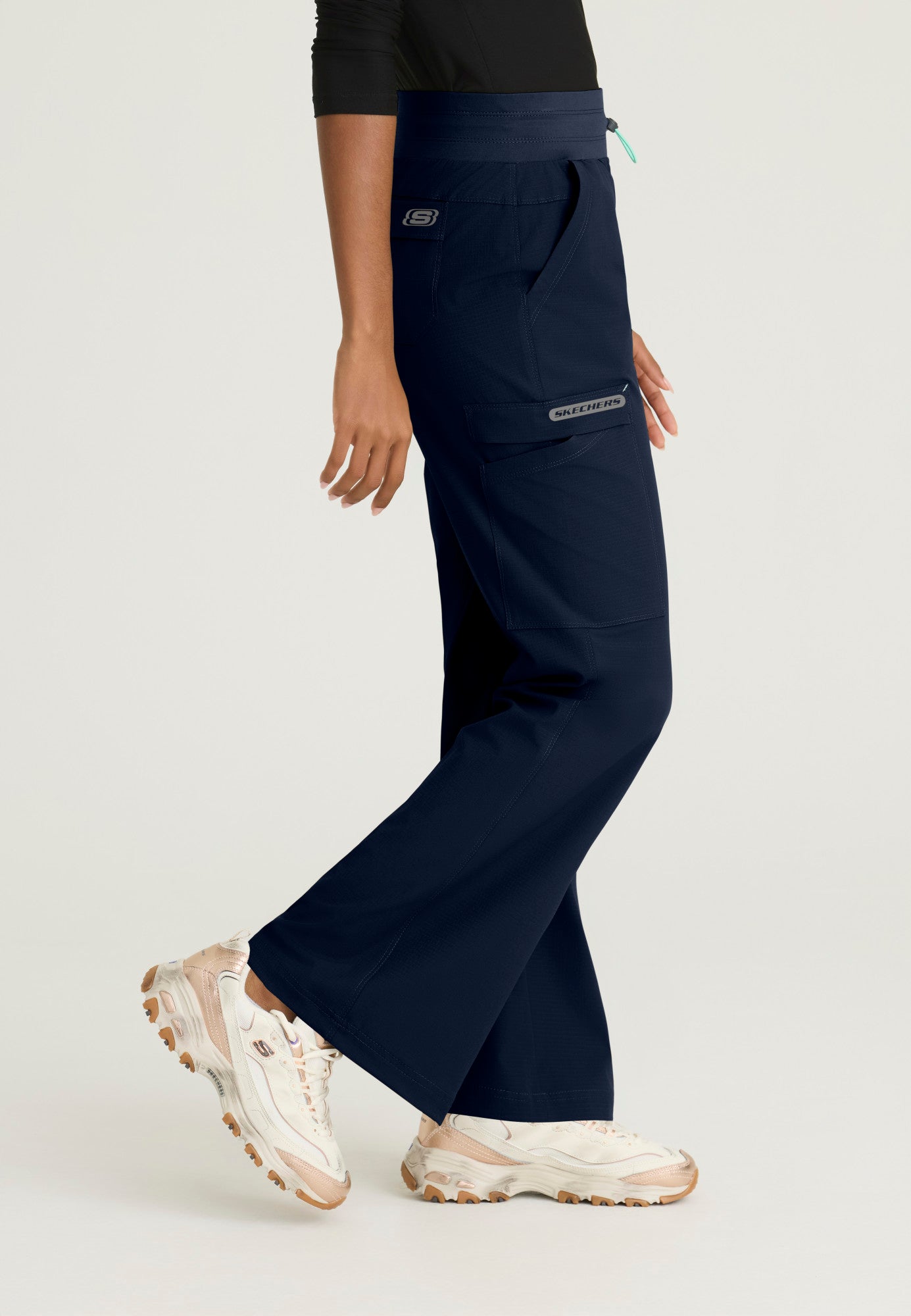 SKP712 Skechers Ripstop Explore 5-Pocket Knit Waistband Fit & Flare Pant (XXS - 3XL)