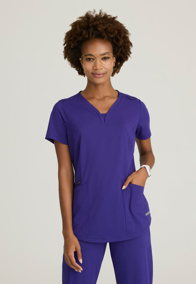 SKT220 Skechers Slip-Ins Super Stretch Serene Scrub Top (XXS - 5XL)