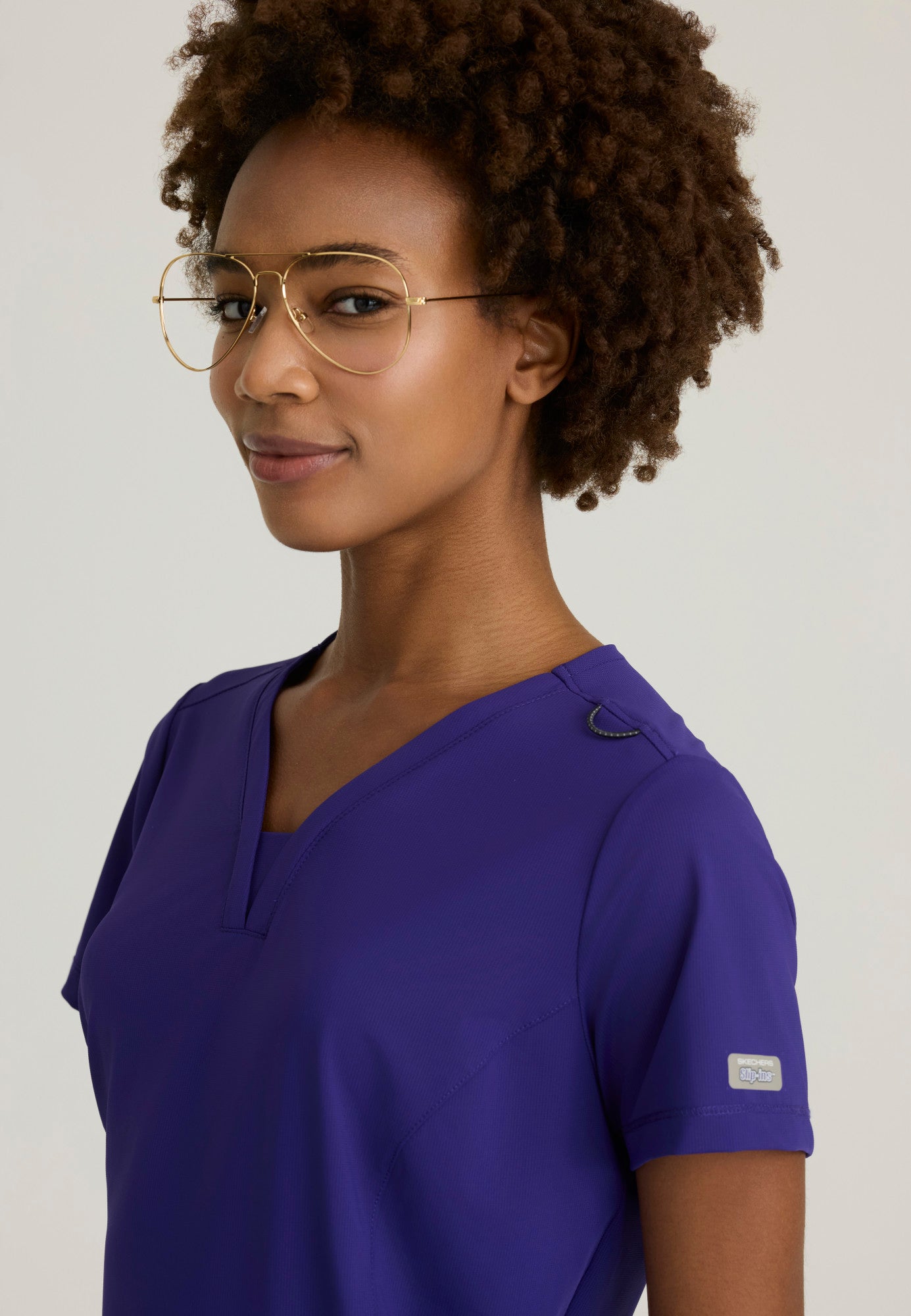 SKT220 Skechers Slip-Ins Super Stretch Serene Scrub Top (XXS - 5XL)