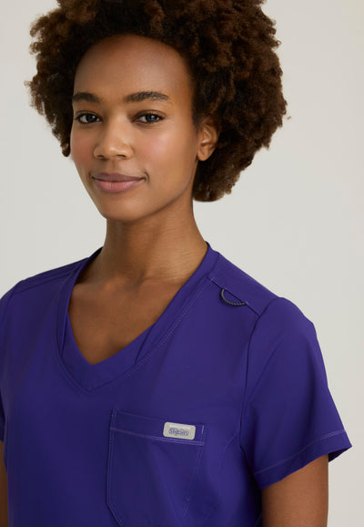 SKT221 Skechers Slip-Ins Super Stretch Flow Scrub Top (XXS - 5XL)