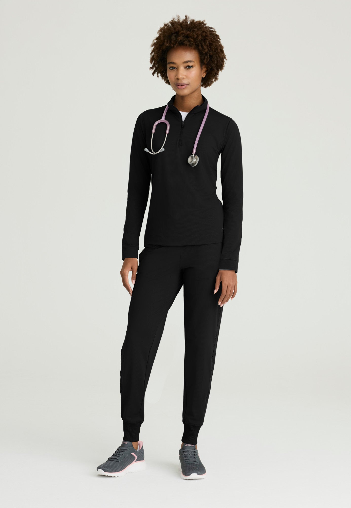 SKT274 Skechers Slip-Ins Super Stretch Atlas Scrub Long Sleeves Top (XXS - 5XL)