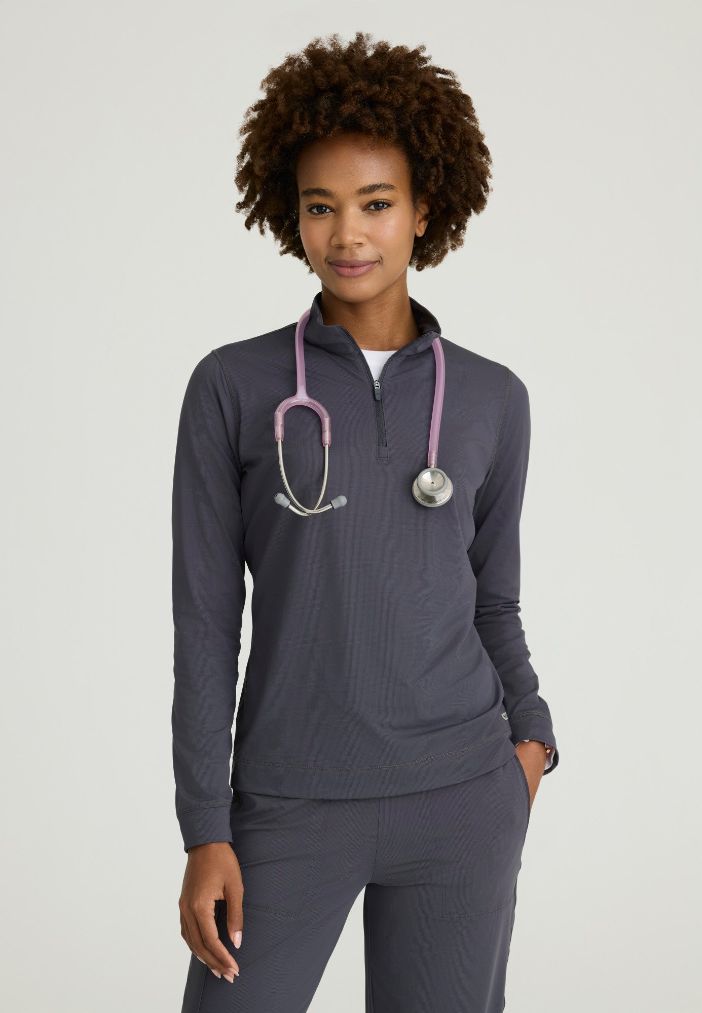 SKT274 Skechers Slip-Ins Super Stretch Atlas Scrub Long Sleeves Top (XXS - 5XL)